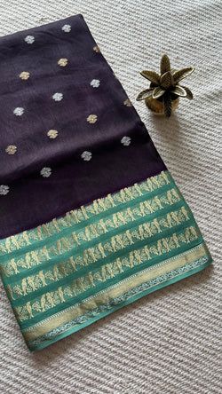PURPLE WITH SEAGREEN