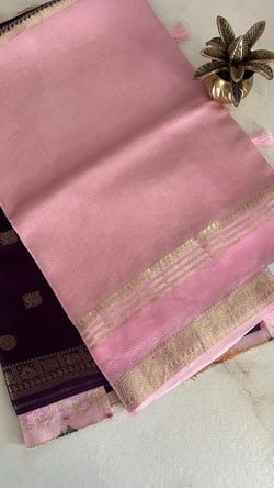 Colours – PURPLE WITH BABYPINK