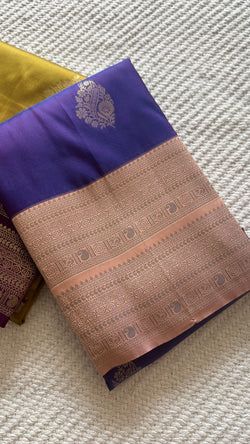 Colours – PURPLE WITH PEACH
