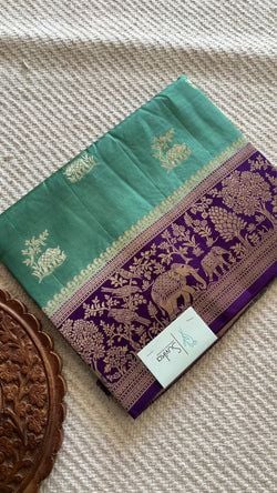 SEAGREEN WITH PURPLE