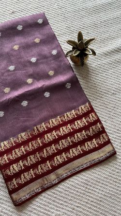 LAVENDER WITH MAROON