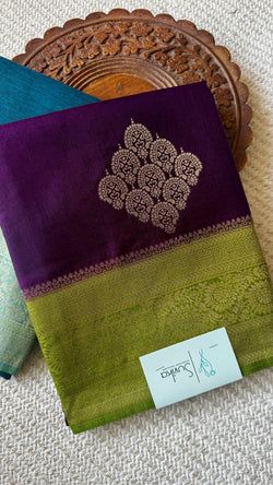 Colours – PURPLE WITH PARROTGREEN