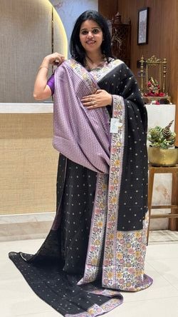 Colours – BLACK WITH LAVENDER