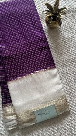 Colours – PURPLE WITH WHITE