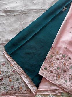 Colours – BABYPINK WITH PEACOCKBLUE