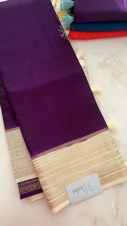 Colours – PURPLE WITH WHITE