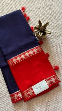 BLUE WITH RED