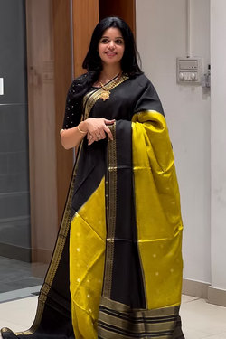BLACK WITH YELLOW