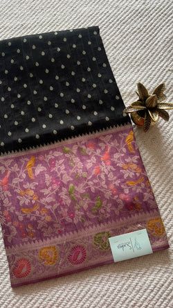 Colours – BLACK WITH LAVENDER