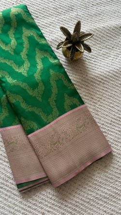 Colours – GREEN WITH BABYPINK