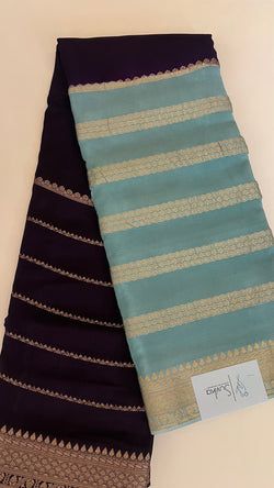 Colours – PURPLE WITH WITH BABYBLUE