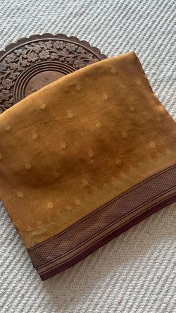 Colours – MUSTARD WITH COFFEEBROWN