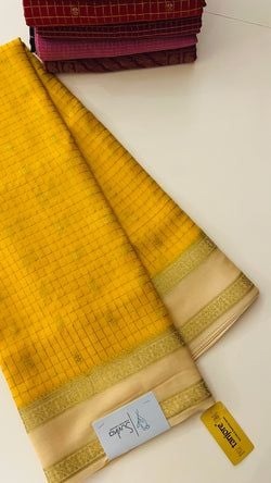 YELLOW WITH OFFWHITE