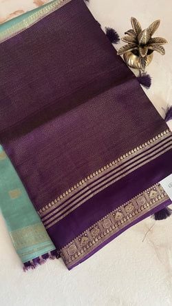 SEAGREEN WITH PURPLE