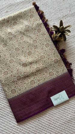 OFFWHITE WITH PURPLE