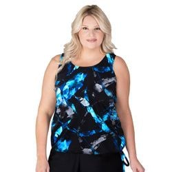 Print – Azure Brushstrokes