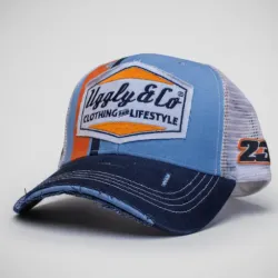 Diamond Logo – Retro Blue & Orange Diamond