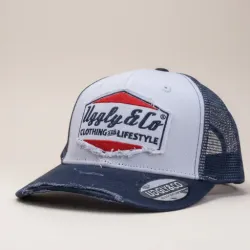 Diamond Logo – Navy Blue & White Diamond