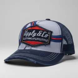 Diamond Logo – Retro Blue & Red Diamond