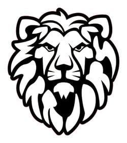 Lion Logo Color – Black-White