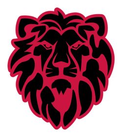 Lion Logo Color – Red-Black