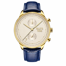 Champagne - Blue Leather