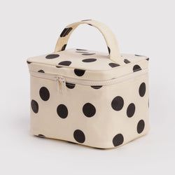 Colour – Cream and Black Polka Dot