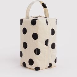 Colour – Cream and Black Polka Dot