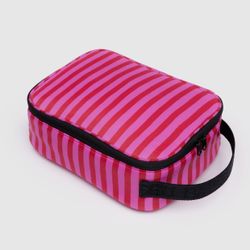 Pink & Red Painted Stripe