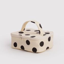 Colour – Cream and Black Polka Dot