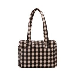 Blurred Gingham Brown