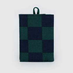Navy Green Check