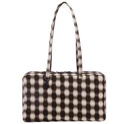 Blurred Gingham Brown