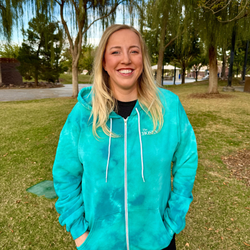 Tie-Dye Zip Up Hoodie