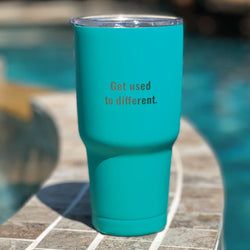 Type – Get Used to Different Stainless Steel Teal 30 oz. Tumbler