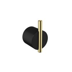 Matt Black & Brushed Brass