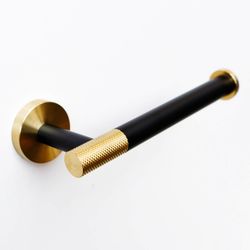 Matt Black & Brushed Brass