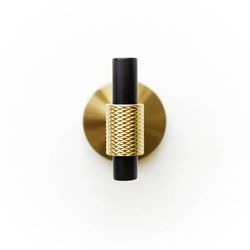 Matt Black & Brushed Brass