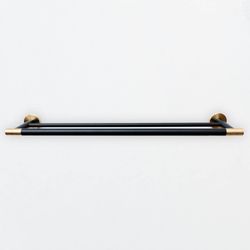 Finish – Matt Black & Brushed Brass