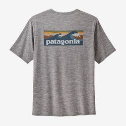 Boardshort Logo Abalone Blue: Feather Grey