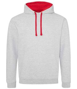 Colour – Heather Grey/Fire Red