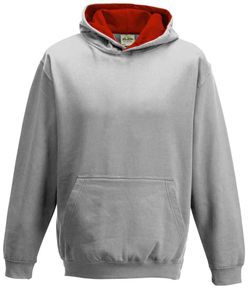 Colour – Heather Grey/Fire Red