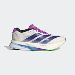 Core White / Collegiate Purple / Lime Burst