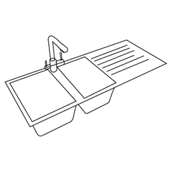 Type – Double Bowl with Drainer