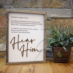 Bundle & Save or Buy Individually From Other Signs In Our Collection – Hear Him