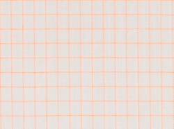 Blanc & Rayures Oranges