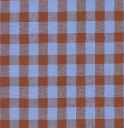 Couleur – Vichy Bleu lavande/Marron