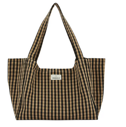 Vichy Bleu lavande/Marron