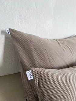 Mini Vichy Beige & Anthracite