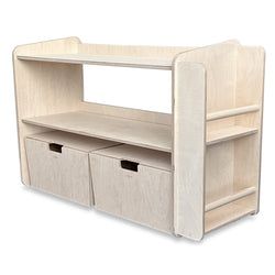 Kast 2 planken met boekenrek